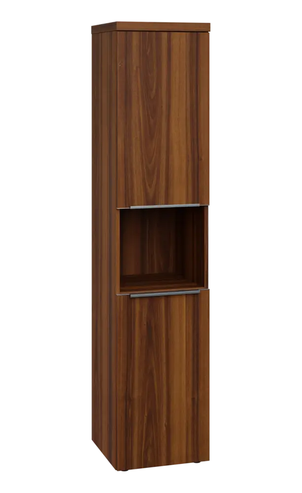 SIN 5 - 42DN kancelářská skříň, 2-dveřová/nika, pravá, 1820x400x400, ořech královský